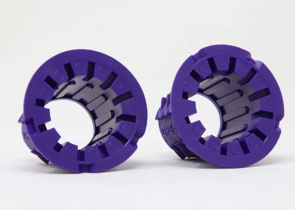 NOS SRAM GRIP SHIFT SHARK TOOTH GRIP COVERS PURPLE VINTAGE MTB OLD MOUNTAIN BIKE - Image 3 of 4