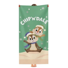 Chip'n Dale Beach Towel Quick Drying Microfiber 30"x60" Birthday Gift