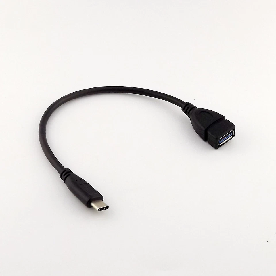 USB 3.1 Type C Male to USB 3.0 Type A Female OTG Data Sync Charge Adapter Cable - Image 2 of 4
