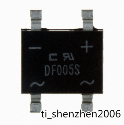 DF005S BRIDGE RECTIFIER, 1PH, 1.5A 50V SMD (20 pieces)