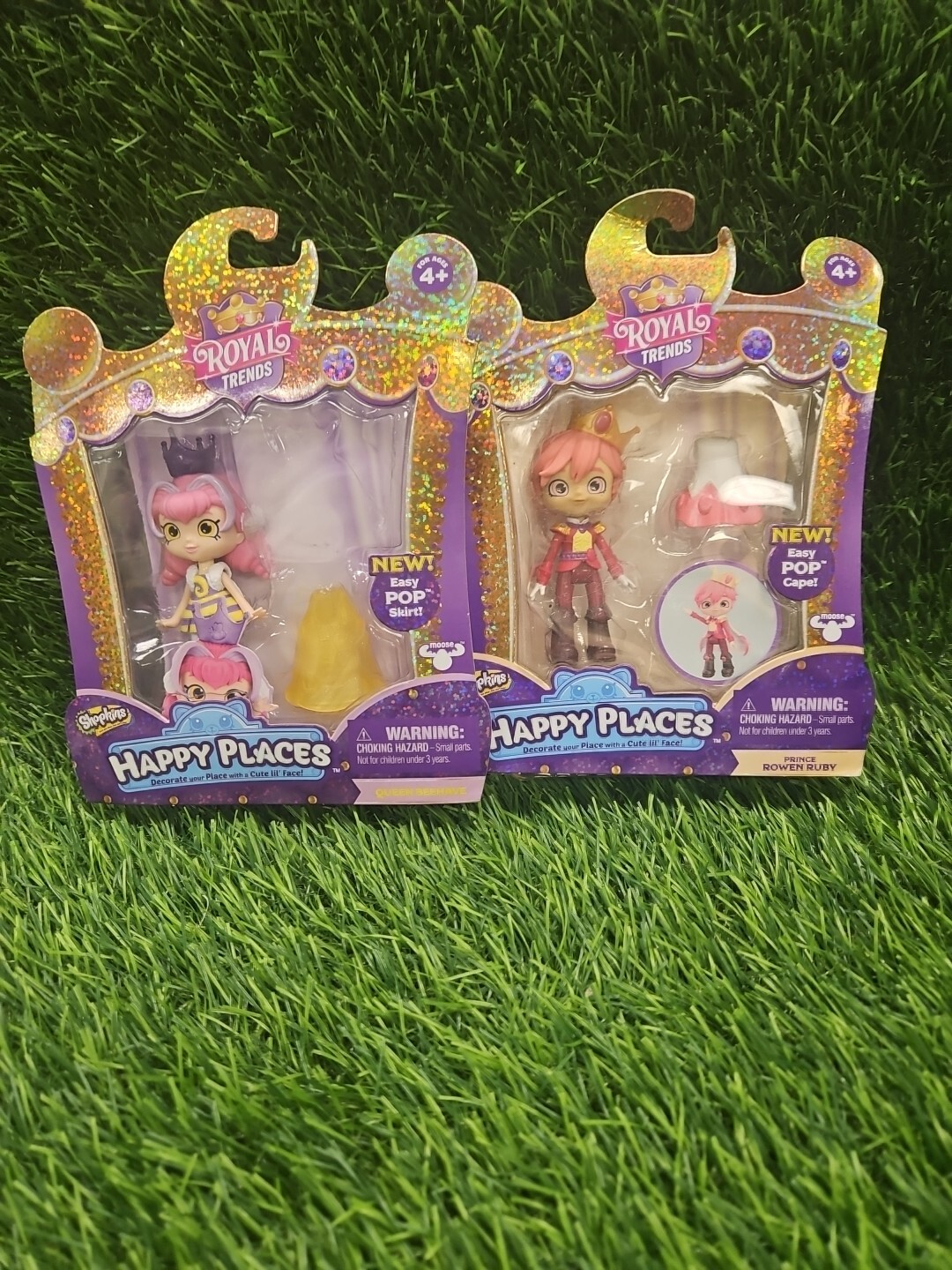 Shopkins Happy Places Royal Trends Prince Rowen Ruby & Queen Beehave Read