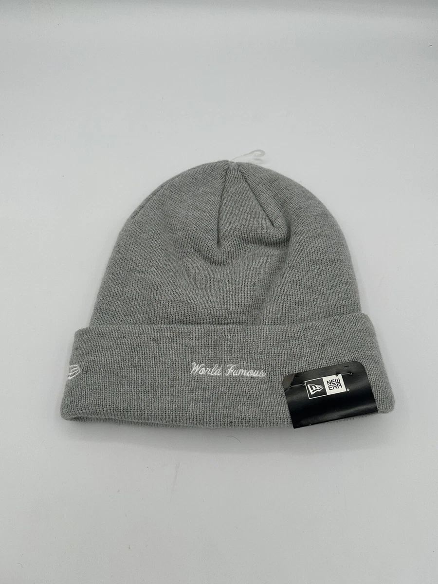 Supreme New Era Box Logo Beanie (FW18) Heather Grey