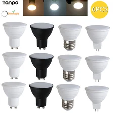 6X LED Cob Spotlight Bulbs 7W Bulb 220V 110V Hot Dimmable For Chandelier Living