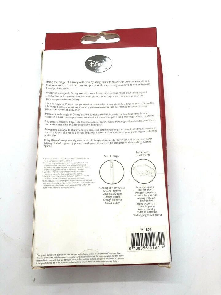 Disney Minnie Mouse I Phone 5 Case Pink Dress - Image 3 of 4