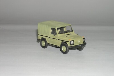 Ultra RARE! Mercedes G Wolf-K Tent Bundeswehr Khaki Hand Made Vector Models 1/43