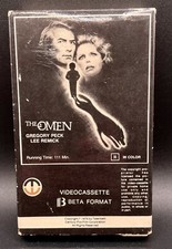 The OMEN Beta Betamax NOT VHS Original Box Horror