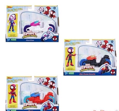 Marvel Spidey and His Amazing Friends Motorrad Actionfigur *Auswählen*