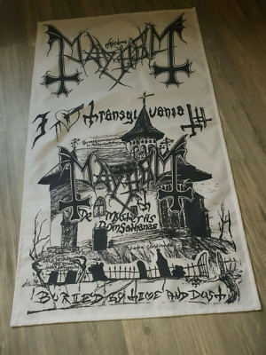 The True Morbid Flag Flagge Poster Black Metal Marduk Winter 9