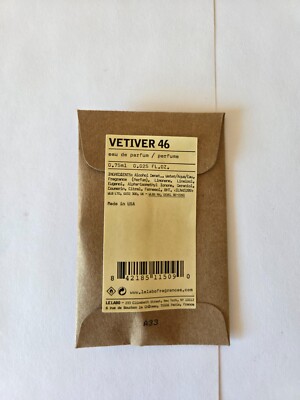 Le Labo - Vetiver 46 Eau De Parfum Probe 0,75ml NEU