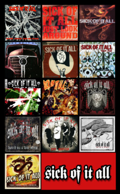 SICK OF IT ALL CD8枚セット SICK OF IT ALL album discography magnet (4.5