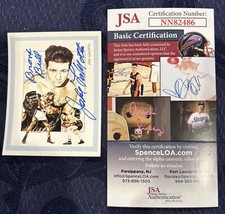 1991 Victoria Gallery Jake Lamotta “Bronx Bull” Signed Autograph Boxing JSA RARE
