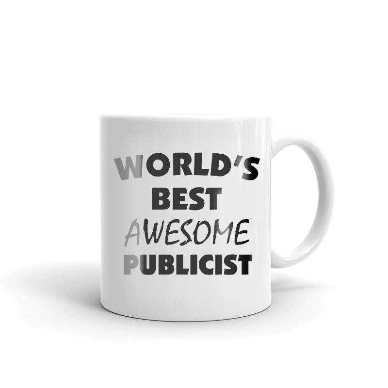 World's Best Awesome Publicist Coffee Tea Ceramic Mug Office Work Cup Gift