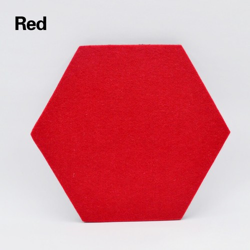 Hexagon Felt Pin Board Self Adhesive Memo Photo Cork Boards Bulletin Wall Decor - Picture 15 of 23