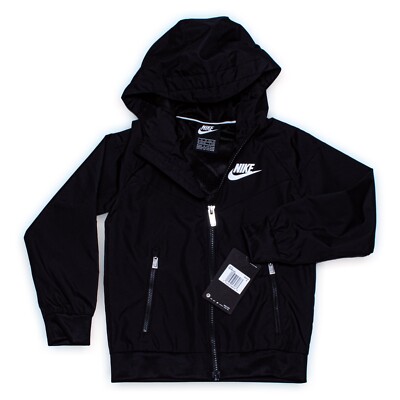 Nike Boys Sportswear Wind Runner Jacket 'Black' Size Size