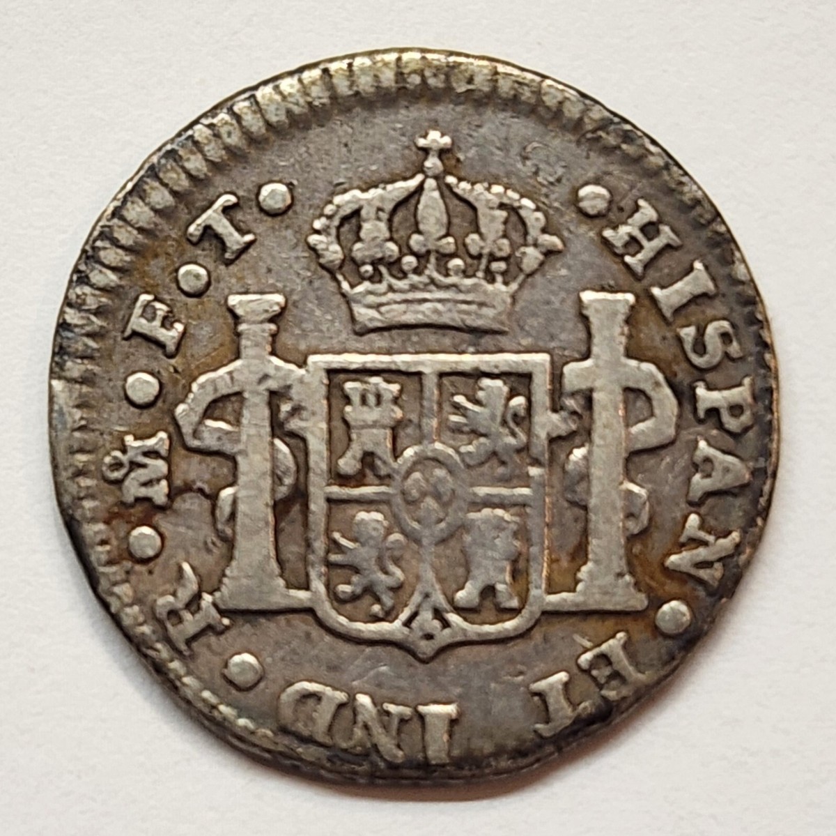 1808年CN スペイン国王チャールズ4世セビリア カロルス3世 2レアル