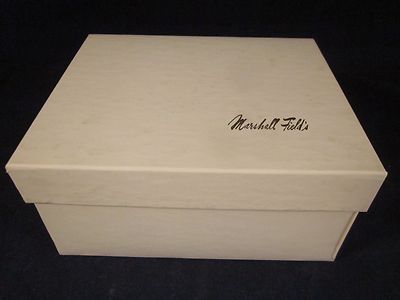 MARSHALL FIELD'S White Gift Box 2.75'' tall x 5.75'' x 4.75''