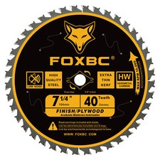 7-1/4" Circular Saw Blade  40 Tooth Finishing Saw Blade for Freud D0740A Diablo