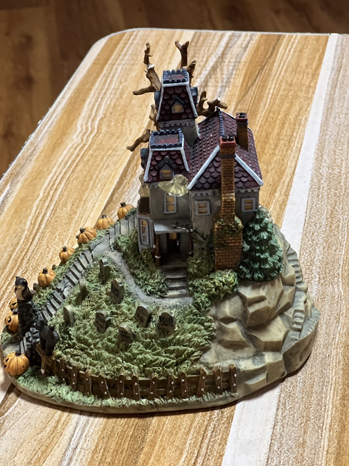 🔥Lenox Collections House on Haunted Lane 2002 Halloween Decorations