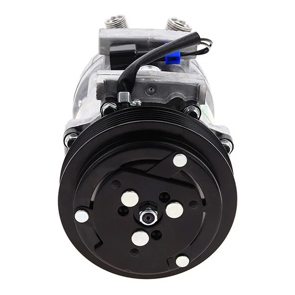 Compresor de aire acondicionado SD7H15 se adapta a Case-IH / Caterpillar / Mack / Volvo QR Foto 4 de 4