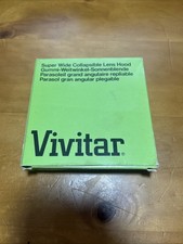 Vivitar super wide angle collapsible lens hood. 49mm thread. New