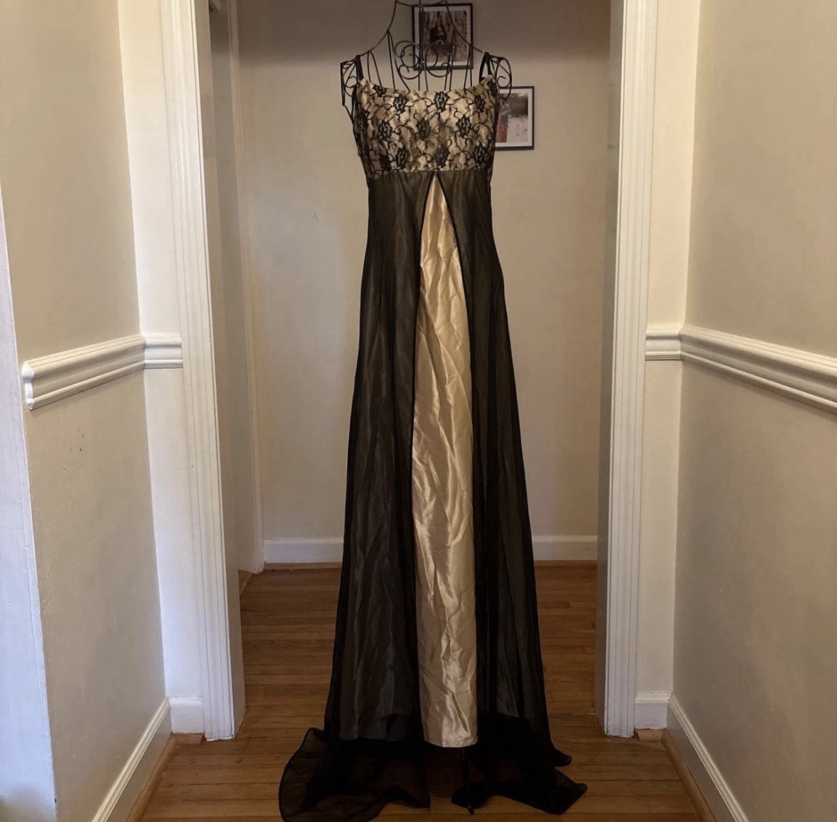 ebay 90s prom dress Ball Gowns for Women's Regular Size 10 Women's Size Vintage Dresses for sale COLOR:NAVY festive mini dress Black Backless Mini Dress