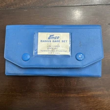 Enco 25 Piece Steel Radius Gage Set 1/64" to 1/2"《Priced To Sell》Pristine Cond.