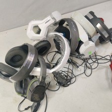 LOT OF 8 Assorted Bundle Of Gaming Headsets VARIOUS BRANDS/CONDITIONS FOR PARTS