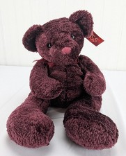 Russ Bears from the Past Serenade Dark Red Teddy Plush 16" Stuffed Animal 7115
