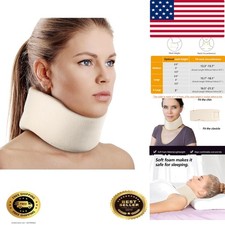 Soft Foam Neck Brace Universal Cervical Collar, Adjustable Neck Support Brace...