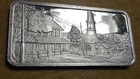 1oz Vintage 1975 Silver Bar AMERICA THE BEAUTIFUL “WAYSIDE INN” COLONIAL AMERICA