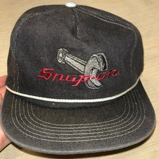 Vintage Snap-On Tools Trucker Snapback Cap Hat K Brand Usa Denim Embroidered
