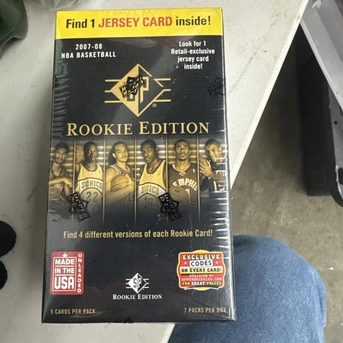2007-08 Upper Deck SP Rookie Edition Basketball Box, Retail Exclusive Jersey New