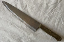 OLD HOMESTEAD STAINLESS 10" CHEF'S KNIFE FULL TANG JAPAN