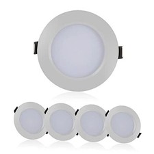 RV Boat Recessed Ceiling Light, 4 Pack 12-24V DC LED Puck Down Cool White