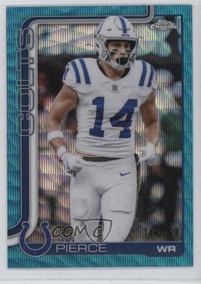 2025 Topps Chrome Aqua Wave Refractor 144/199 Alec Pierce #125 6m7