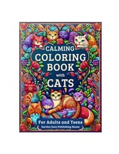 Calming Coloring Book with Cats: Easy and Inspiring Patterns for Peaceful Mi...