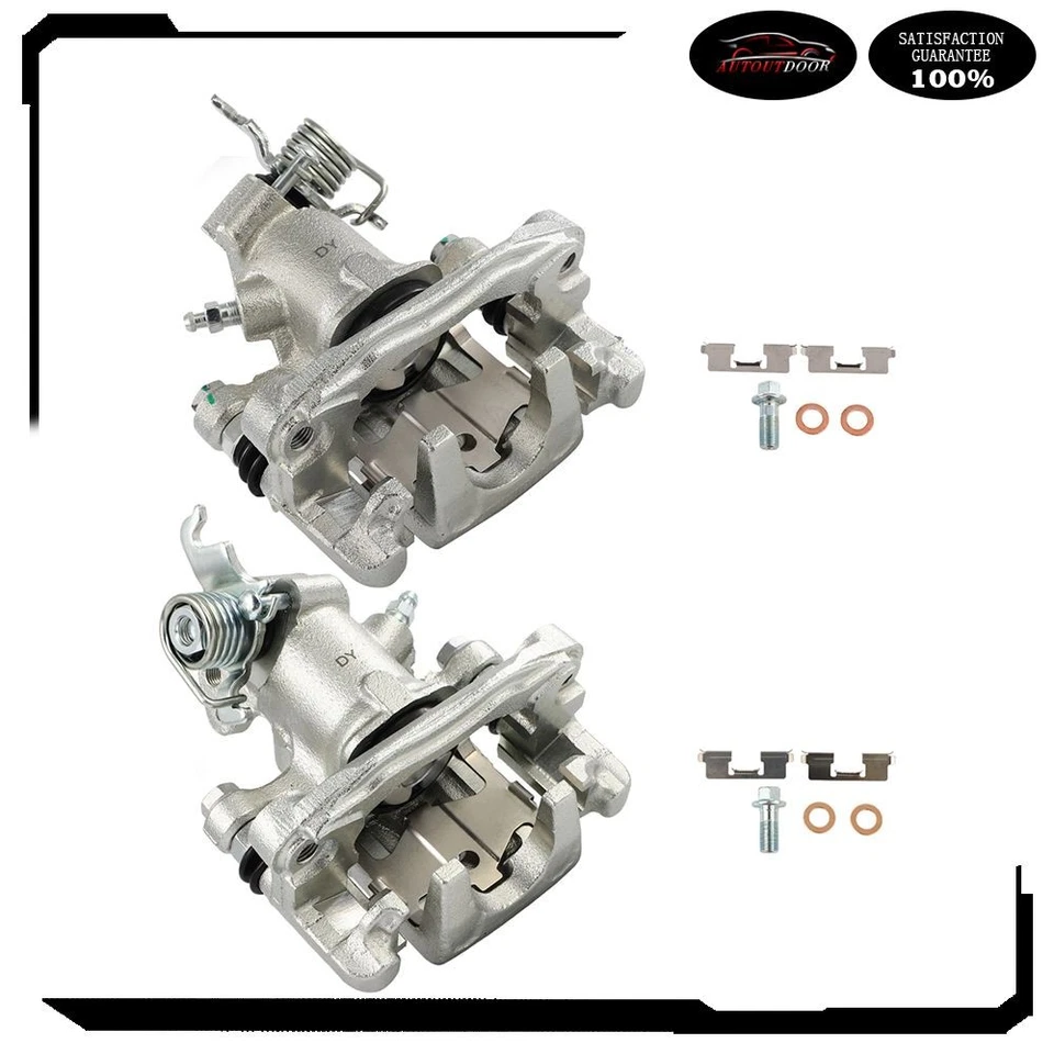 Pinzas de freno traseras izquierda derecha con juego de soportes (2) para Kia Spectra Spectra5 2005-2009 Foto 2 de 4