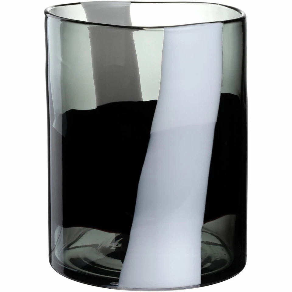 Leonardo Vase Banda Nera, Blumenvase, Dekovase, Glasvase, H 26 cm, 047517
