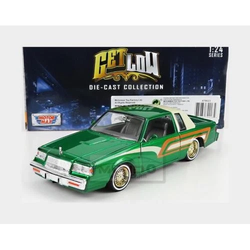 1:24 MOTORMAX Buick Regal Custom 1987 Green MTM79023 - Immagine 2 di 2