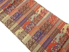 7641333: JAPANESE KIMONO JAPANESE NAGOYA OBI / WOVEN STRIPE