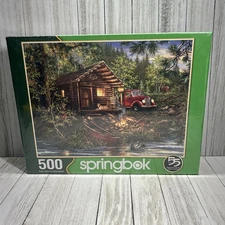 Springbok Cozy Cabin Life Jigsaw Puzzle - 500pc NIB SEALED