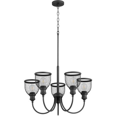 Quorum International 6212-5-69 Omni Chandelier Noir