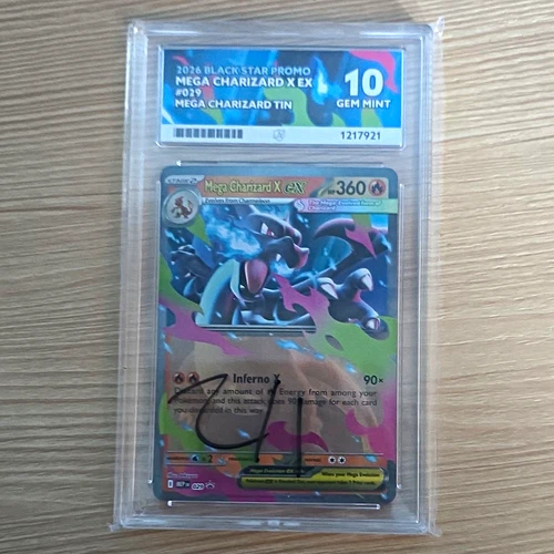 Charizard EX 29 ACE graded card