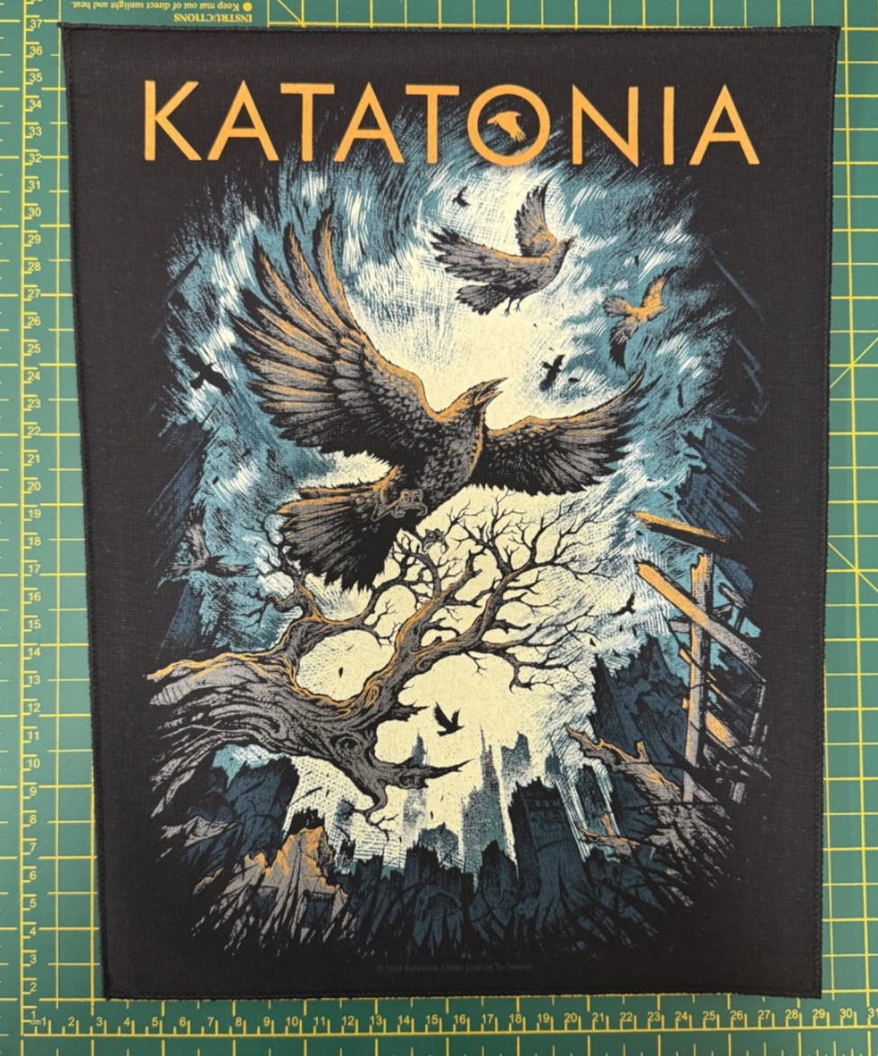 Katatonia Uncover The Skies Large Printed Sew On Back Patch Officially Licensed