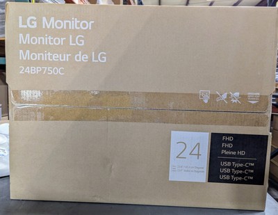NEW Sealed LG 24'' Full HD LED LCD Business Display Monitor 24BP750C-B