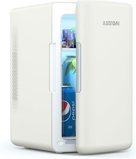 NEW ASTROAI 6 Litre/8 Can Portable Mini Fridge In Beige Z03