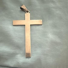 Mexico TC-194 Sterling Silver Cross Pendant 3...