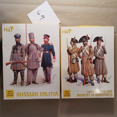 Miniatur Figuren 1/72 Scale Boxen, Napoleonic wars, HäT, 2 Stück