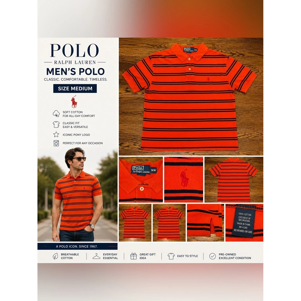 25+ Ralph Lauren Size M Polos for Men for sale | Updated Oct 2026