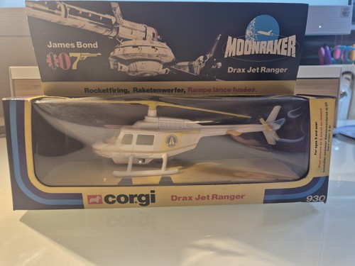 Corgi 930 Moonraker Drax Jet Ranger Diecast James Bond Hubschrauber 007 - Bild 2 von 7